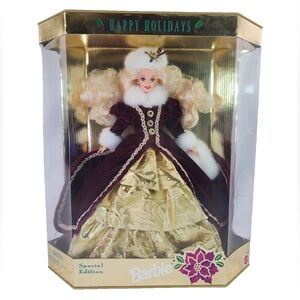 LIMITED EDITION BARBIE HAPPY HOLIDAYS 1996